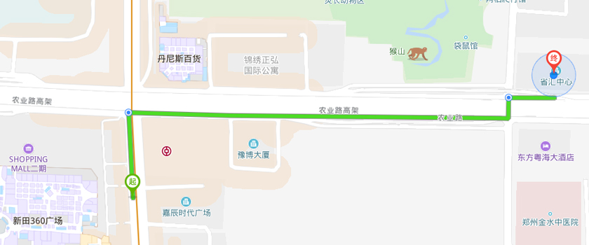 到天荣律所路线示意图